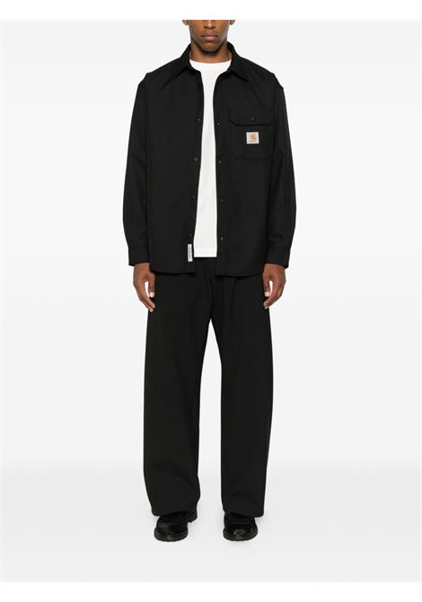 l/s ray shirt man black CARHARTT WIP | I03562689.01